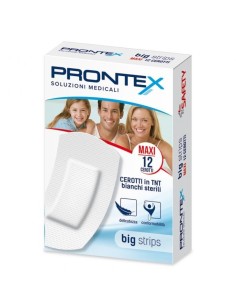 Safety Prontex Cerotto Big Strips Formato Maxi 12 Pezzi